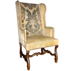 Single French Louis XIII Style Armchair
