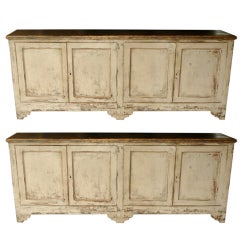 Pair of Mid 19th Century Catalan Painted Buffets