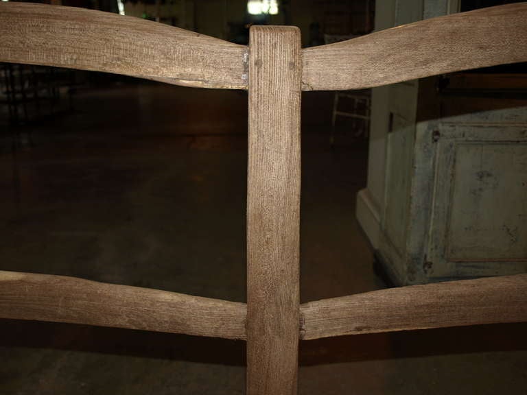 French Late 19th Century Country Style Banquette Frame 5