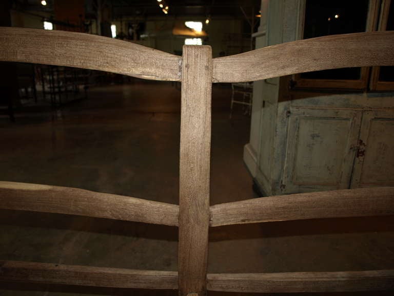 French Late 19th Century Country Style Banquette Frame 6