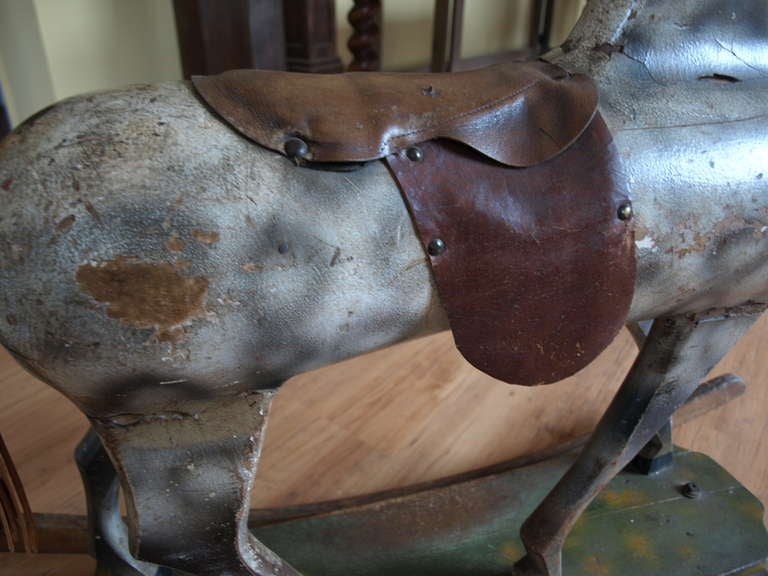 Vintage French Rocking Horse 3