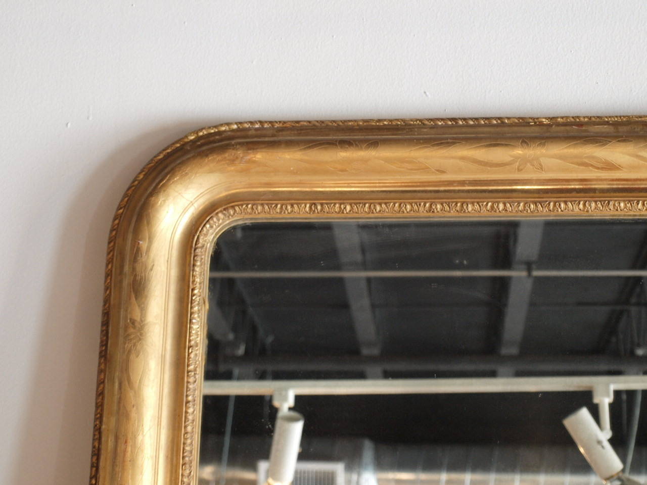 Monumental Period Louis Philippe Mirror in Giltwood 3
