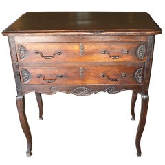 Late 19th Century French Provencal Two Drawer Commode