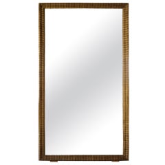 Antique Late 19th Century French Gilt Wood Mirror