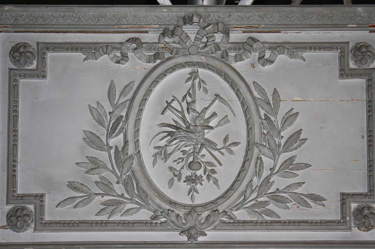 Monumental 19th c. Louis XVI Style Trumeau From France's Loire Valley Region 1