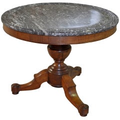 French Restoration Period Round Table "Gueridon" 