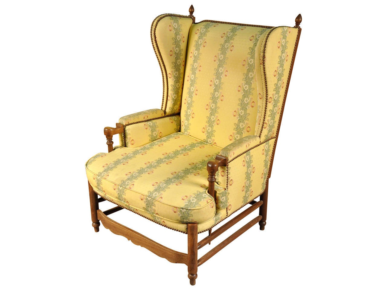 19th Century Pair of French Provencal Armchairs in Walnut