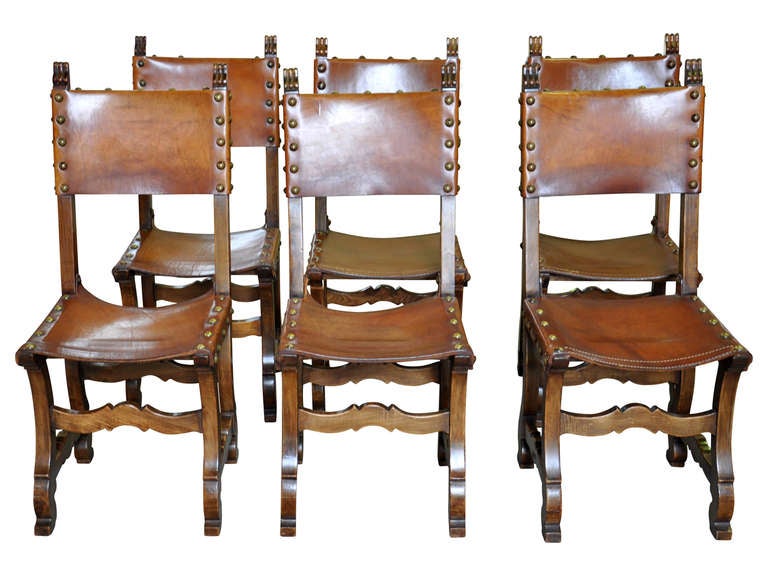 Spanish Renaissance Dining Room Chair For Sale