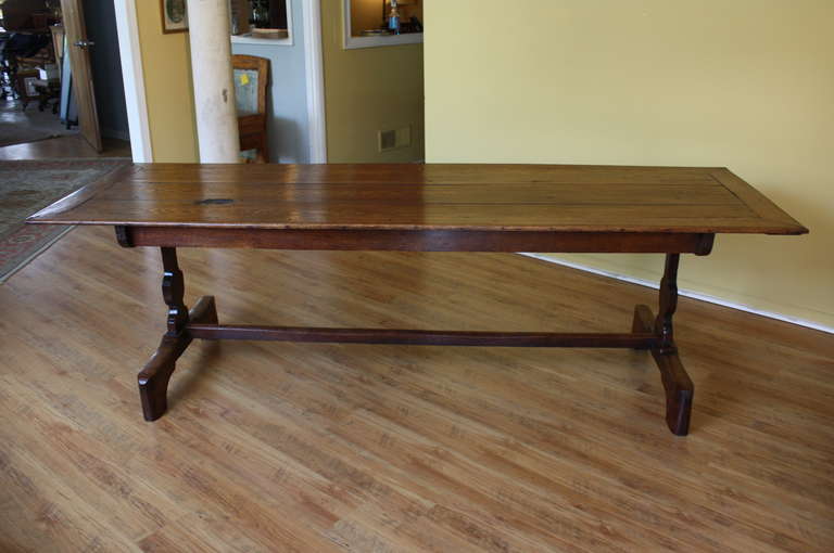 19th Century Italian Monastery or Trestle Table