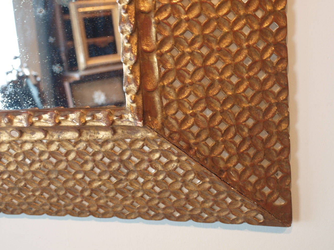 Later 19th Century Spanish Colonial Mirror in Giltwood 3