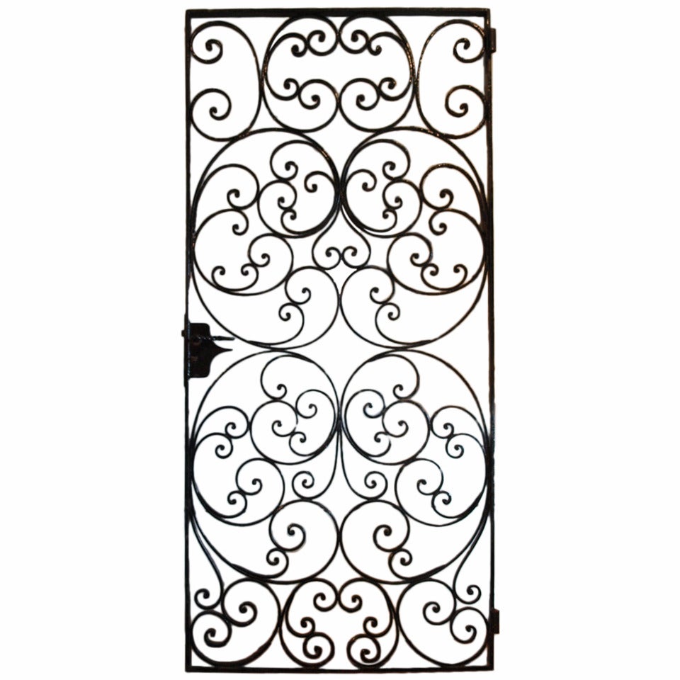 Late 19th Century Iron Gate from Portugal