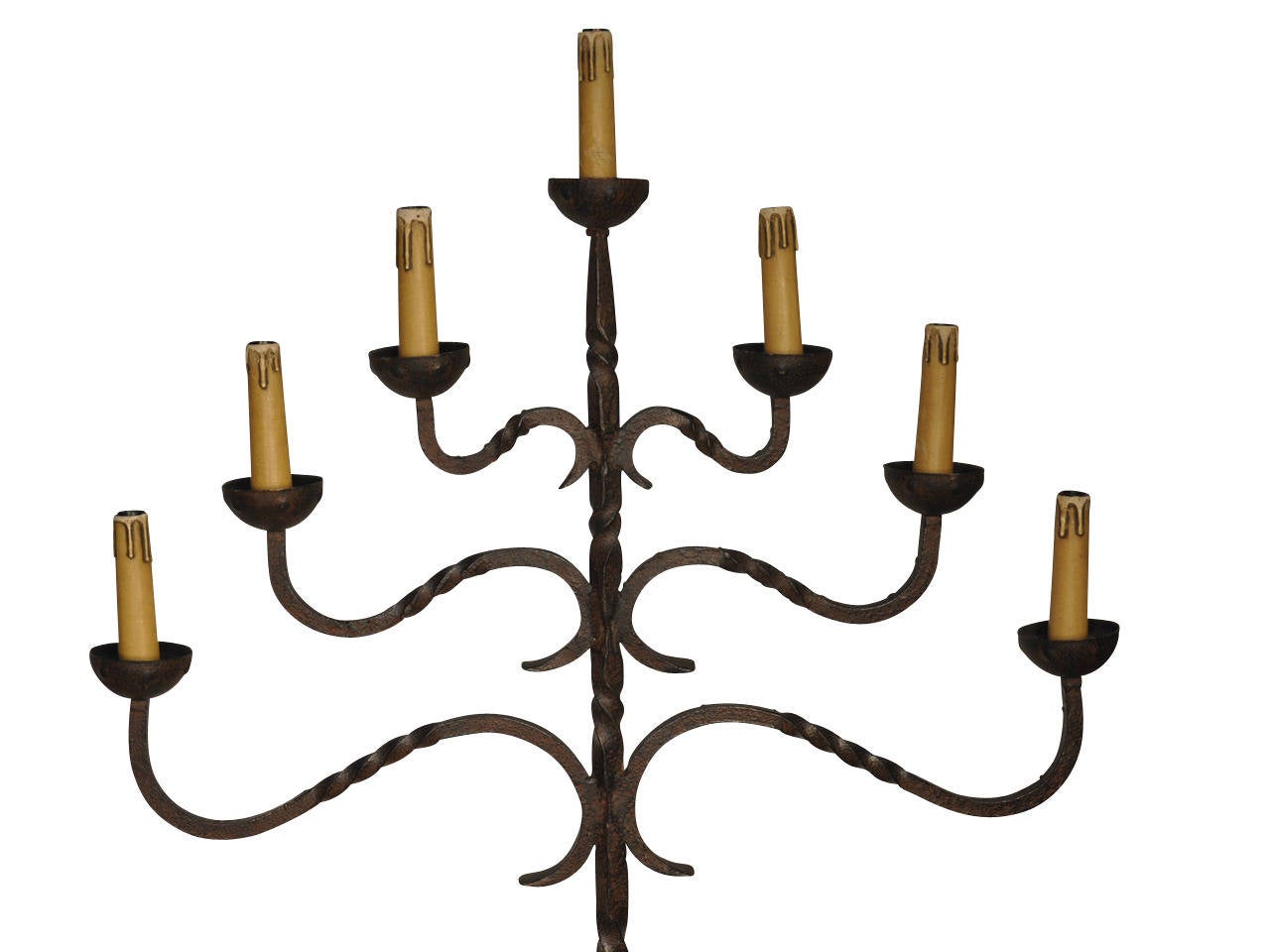 19th Century French Iron Torchere