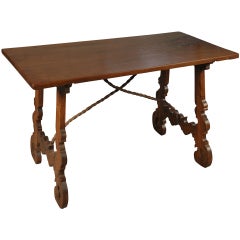 Spanish Mid 19th Century Trestle Table