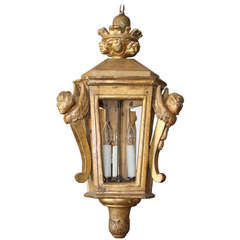 18th Century Gilded Venetian Processional Lantern