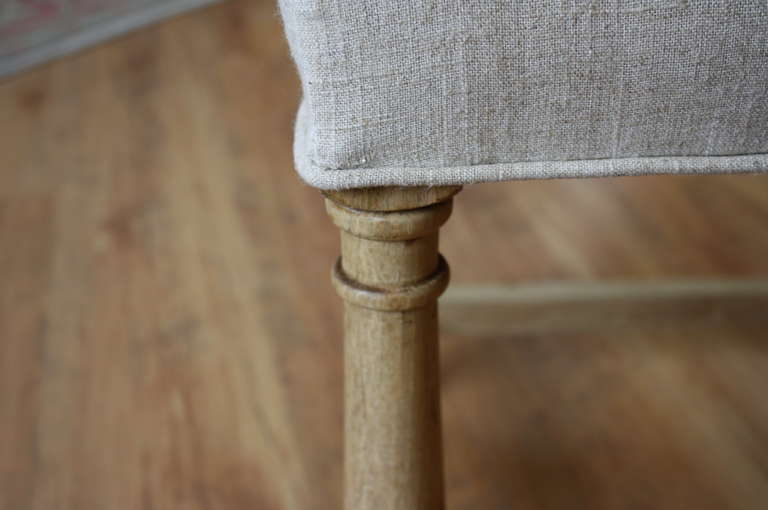 French Louis XIII Style Stools in Washed Oak - TWO PIECES AVAILABLE... 2