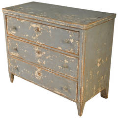 19th Century Spanish Commode in Painted Wood