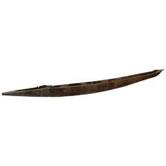 Antique Monumental 19th Century Canoe from Papua New Guinea