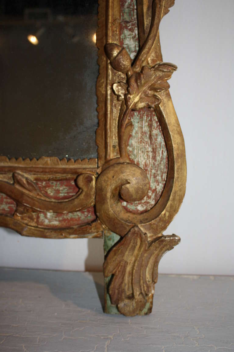 Period Louis XV Parcloses Mirror from France 1
