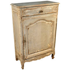 French 19th Century Louis XV Provencal Confiturier in Painter Wood