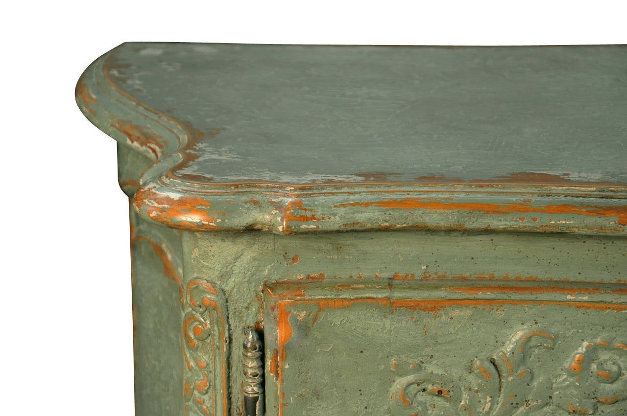 Early 20th Century French Provencal Enfilade or Buffet in Painted Wood 2
