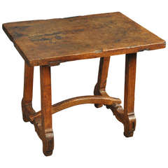 Early 18th Century Primitive Side Table From Spain