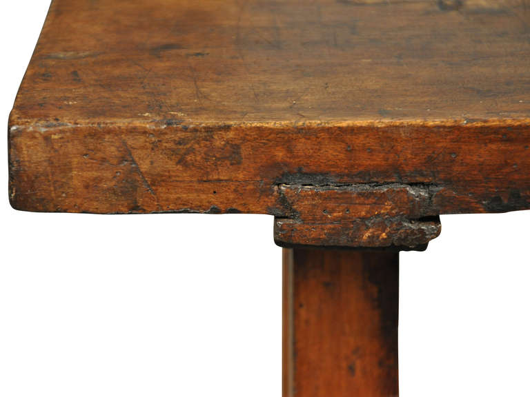 Early 18th Century Primitive Side Table From Spain 1