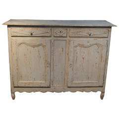 French Early 19th Century Buffet, Enfilade in Painted Wood