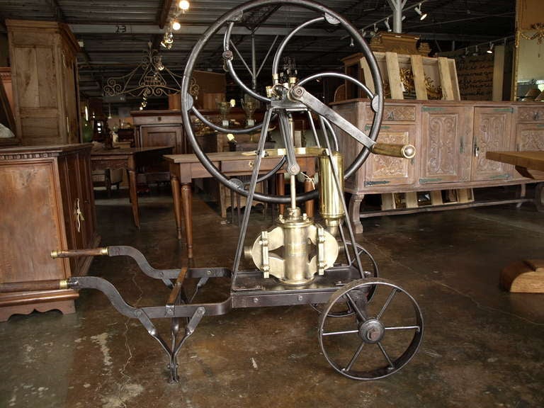 antique wine pump