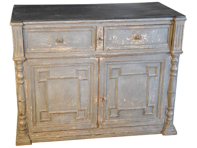 Early 19th Century Buffet in Painted Wood from the Catalan Region of Spain