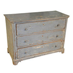 Antique Mid 19th Century Painted Commode From Spain