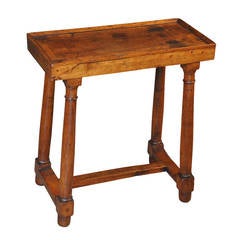 French Side or Work Table In Walnut