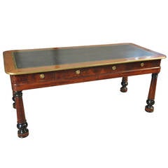 French Empire Period Desk in Mahogany