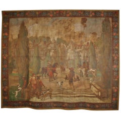 Early 19th Century Flemish Tapestry Study
