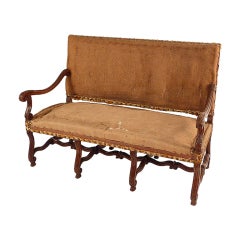 19th Century French Louis XIII Style Settee/Sofa