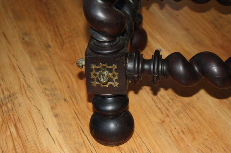 Late 19th Century Iberian Baroque Style Contador In Palisander Wood 5