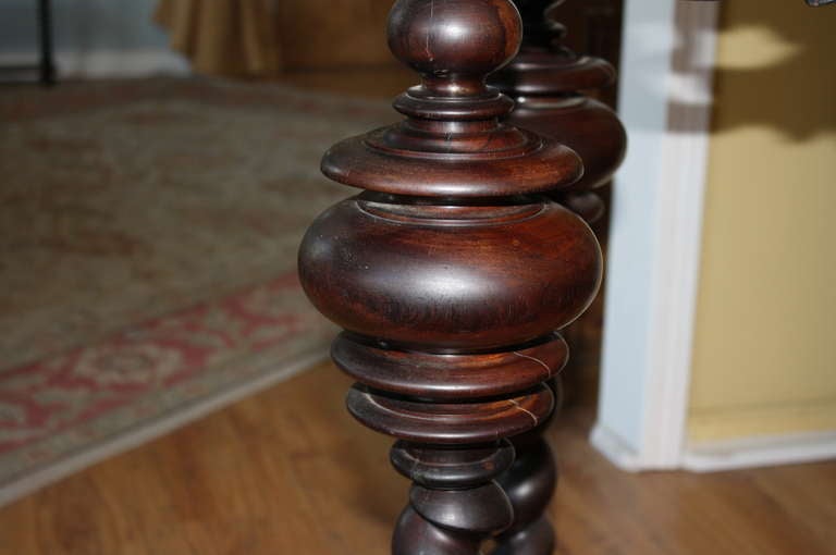 Late 19th Century Iberian Baroque Style Contador In Palisander Wood 6