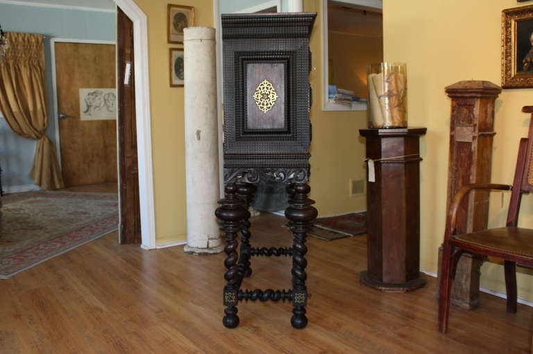 Late 19th Century Iberian Baroque Style Contador In Palisander Wood 2