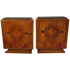 Outstanding Pair of Period French Art Deco Cabinets