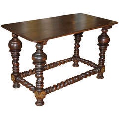 Antique 18th Century Portuguese Table in Brazilian Rosewood