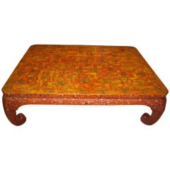 19th Century Japanese Wakasa Lacquer Table