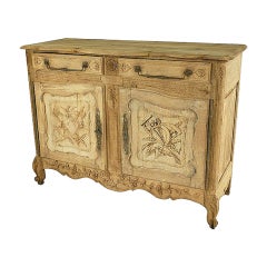 French Provencal Louis XV Style Antique Buffet