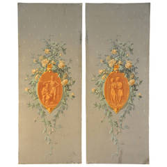 Pair of Late 19th Century Painted Decorative Italian Wall Panels 7