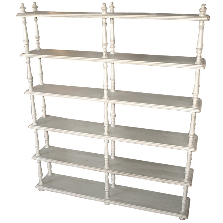 French Etagere in Painted Oak at 1stDibs