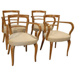 A Set Of Four French Art Deco "Bridge" Chairs