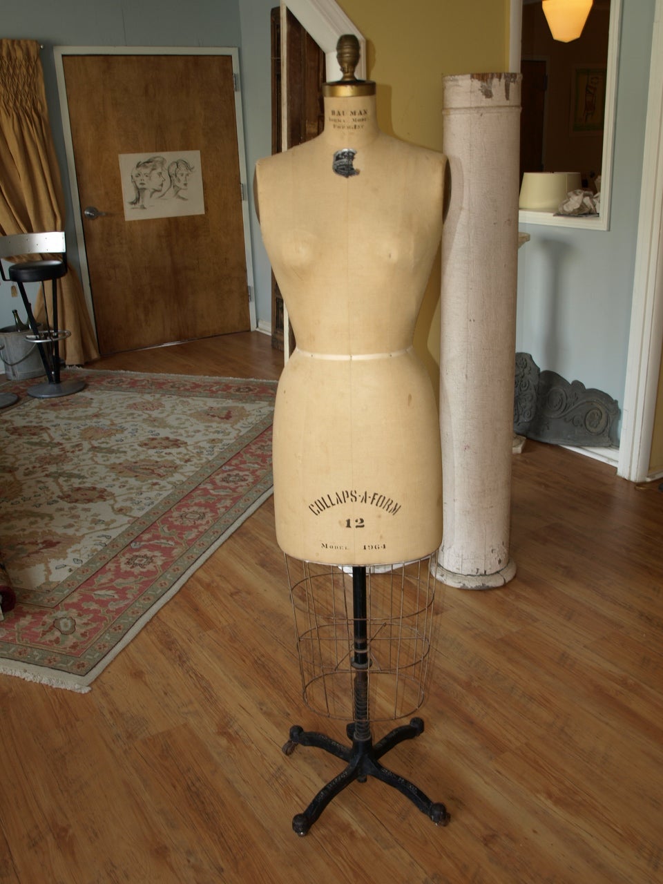 Vintage "Collaps-A-Form" Dressmaker's Form