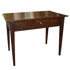 Antique Directoire Style Side Table in Walnut
