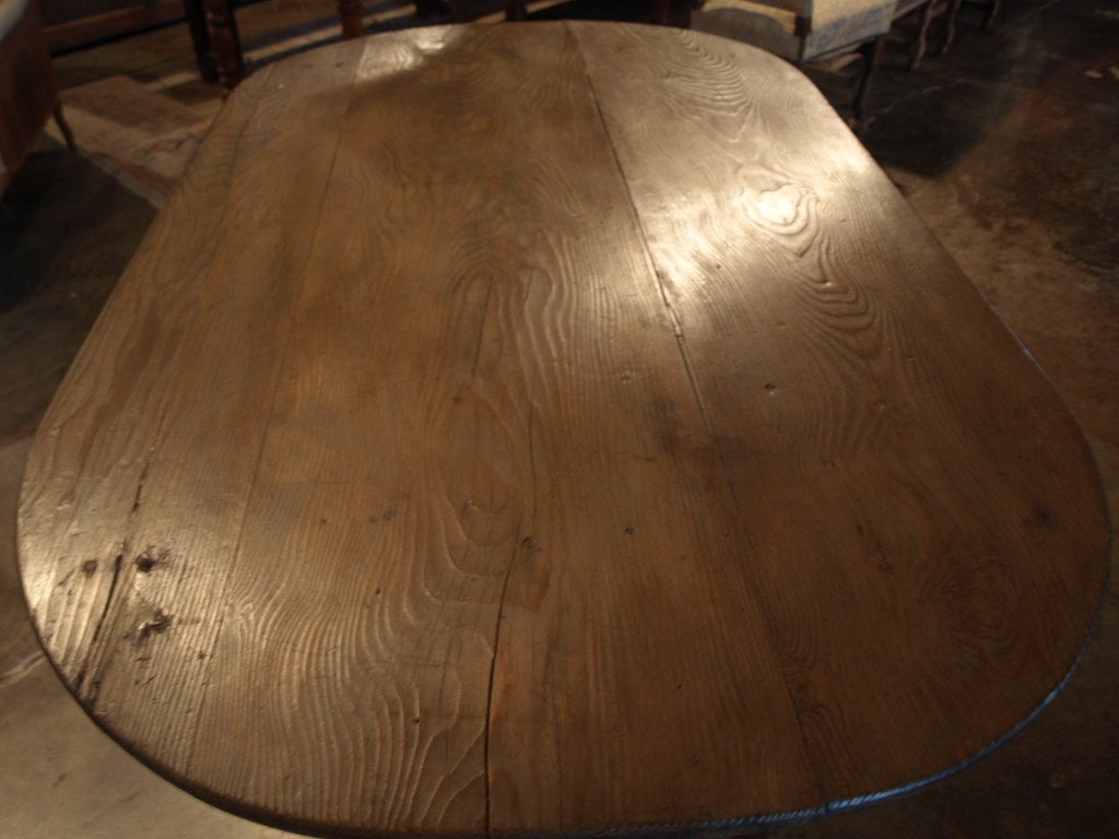 French Late 19th Century Wine Tasting Table in Pine