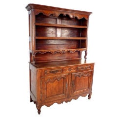 Antique Early 19th Century Louis XV Style Provencal  Vaisselier in  Oak