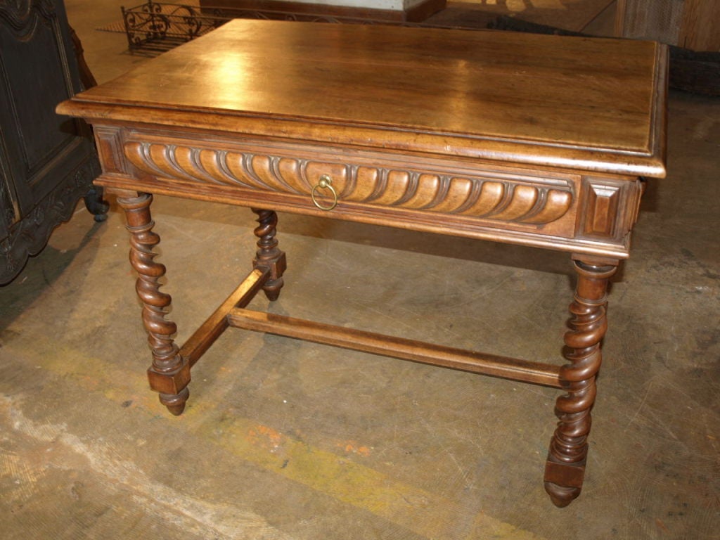Louis XIII Style Desk in Walnut