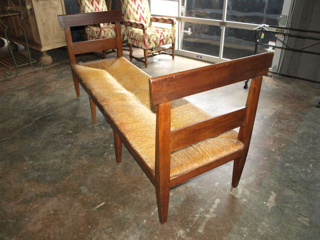 French Early 19th Century Directoire Period  Day Bed in Walnut 3